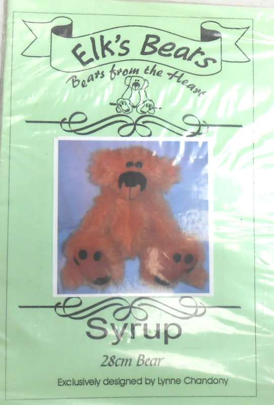 SYRUP - 28 CM BEAR - ELK`S BEARS - PATTERN ONLY
