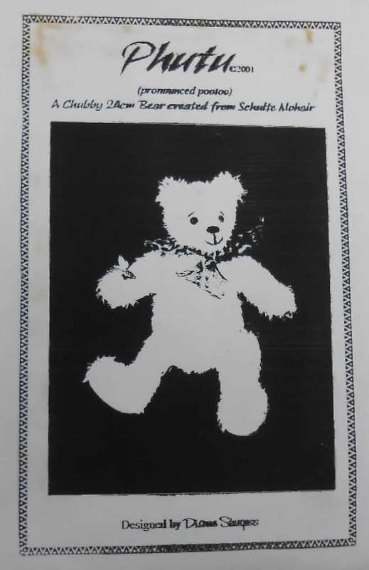 PHUTU - CHUBBY 24 CM BEAR - DIANNE STURGESS- PATTERN ONLY