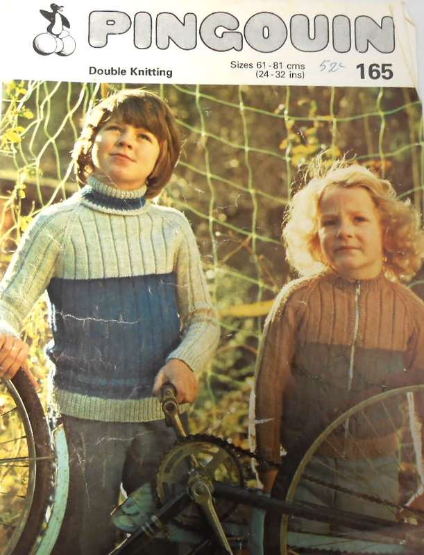 PINGOUIN -165 KIDS SWEATER & JACKET  TO FIT SIZE 24-32` OR 61-81 CM