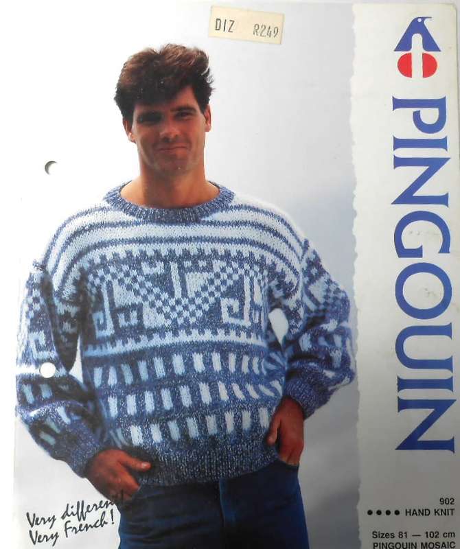 PINGOUIN  902 FAIRISLE SWEATER  81 - 102 CM CHEST
