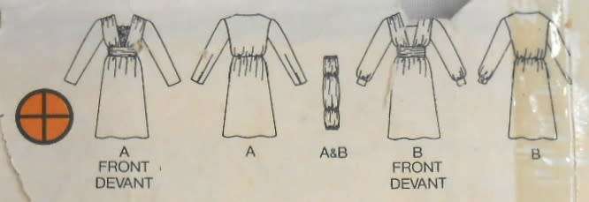 BUTTERICK 6271 DRESS & CUMMERBUND SIZE 12 COMPLETE