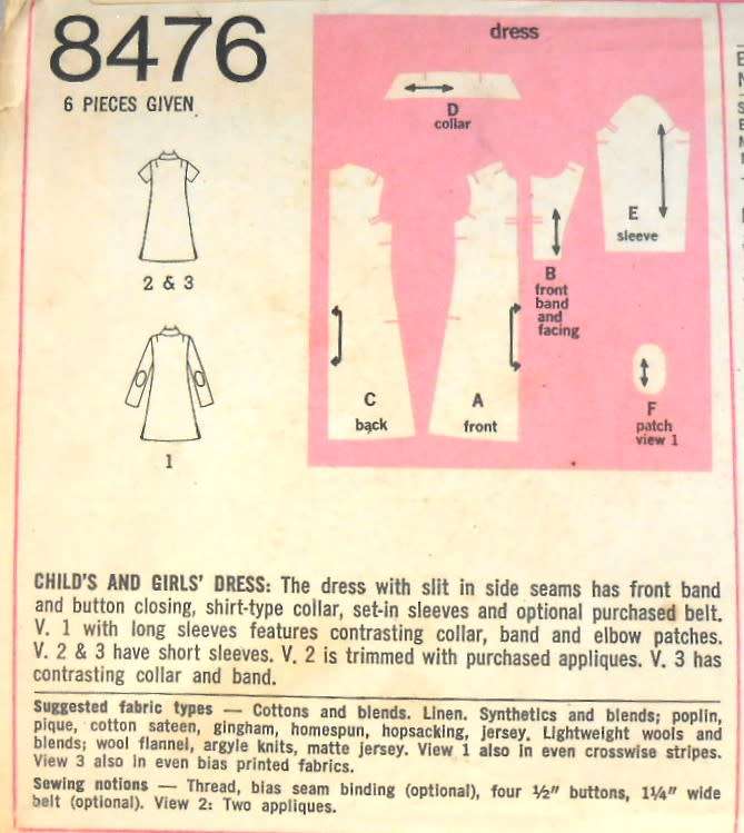 SIMPLICITY 8476 GIRLS DRESS SIZE 14 YEARS  BREAST 32 COMPLETE