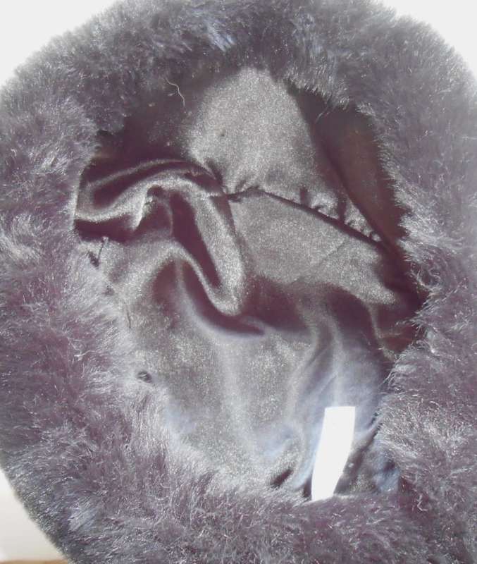 STUNNING FAWN COLOUR FAUX FUR COSSACK HAT WITH QUILT LINING