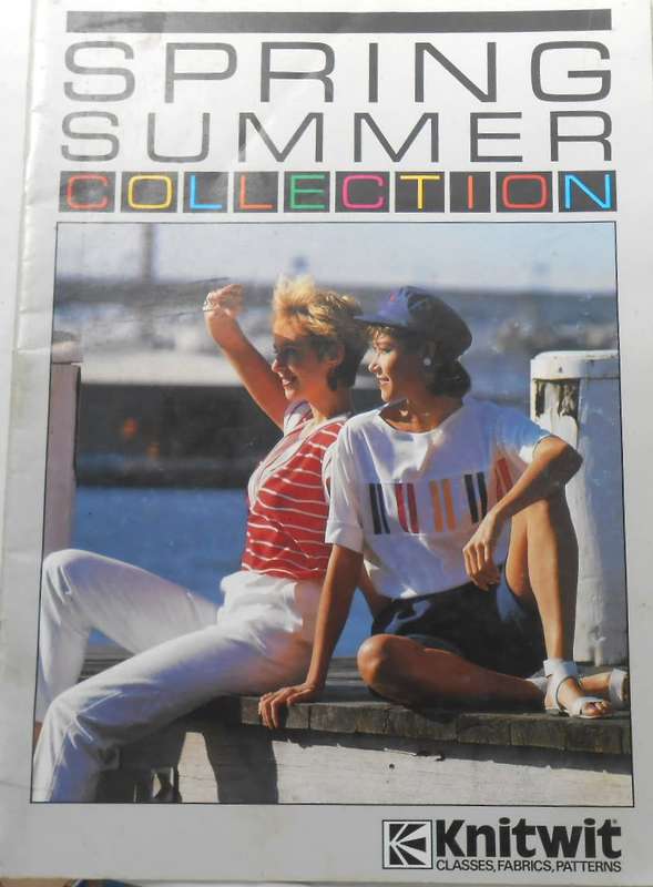 KNITWIT SPRING-SUMMER COLLECTION - PRINTED  PHOTOS AND PATTERNS 40 PAGES