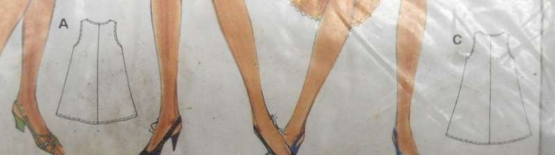 BURDA 4519 FLARED DRESS SIZE 8-18 COMPLETE-UNCUT-F/FOLDED