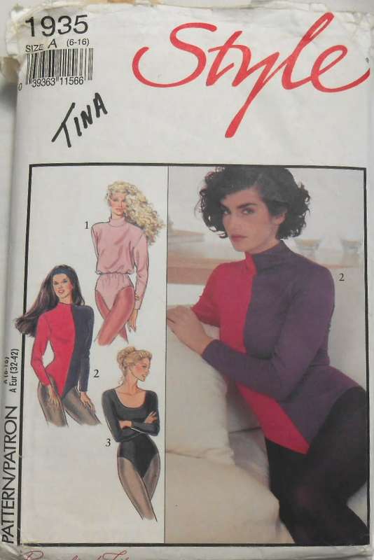 STYLE 1935 -BODYSUITS FOR KNITS SIZE 6-16 COMPLETE