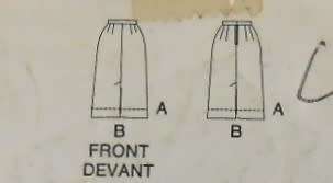 BUTTERICK 5517  SKIRTS SIZE 14-16-18 COMPLETE