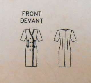 BUTTERICK 5541 LOOSE FITTING DOUBLE BREASTED DRESS SIZE 6-8-10 COMPLETE