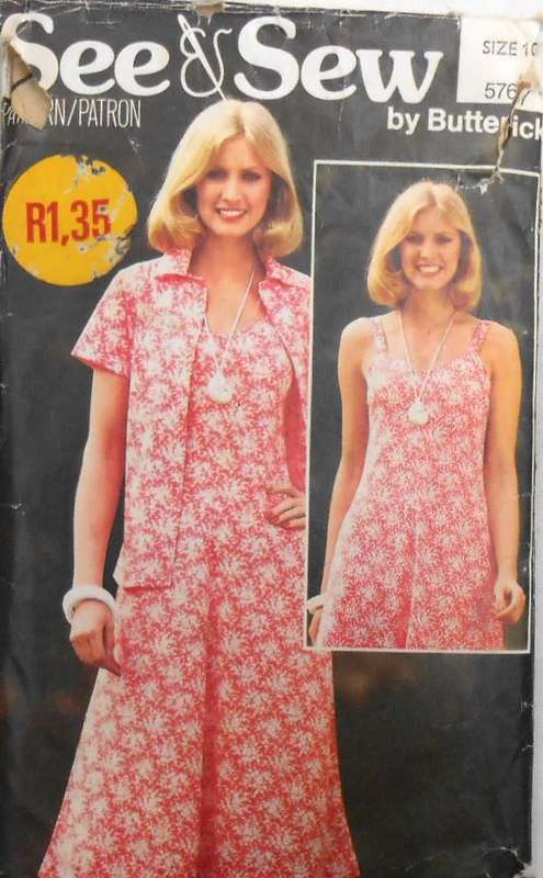BUTTERICK 5767 DRESS & JACKET SIZE 18 COMPLETE-UNCUT-F/FOLDED