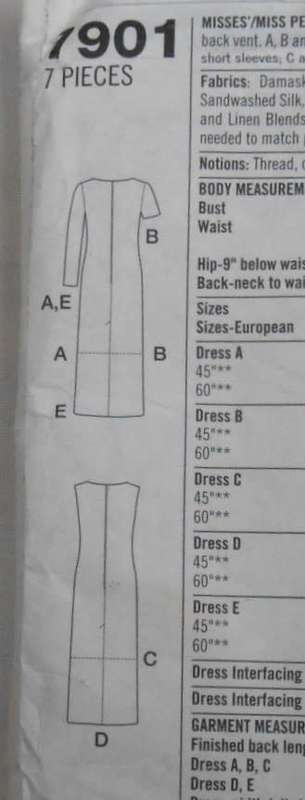 SIMPLICITY 7991 SHEATH DRESS SIZE 6-8-10-COMPLETE-CUT TO SIZE 10