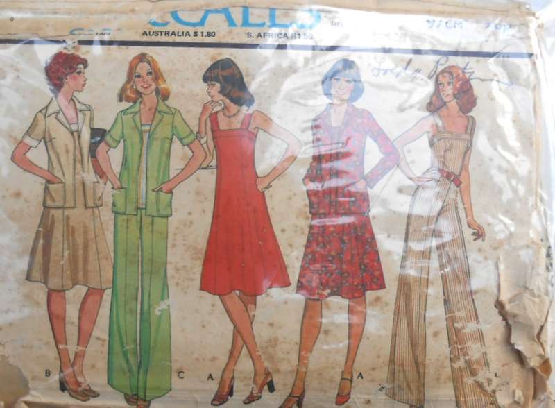 McCALLS  4889 UNLINED JACKET-DRESS-TOP-PANTS SIZE 16 COMPLETE-ZIPLOC