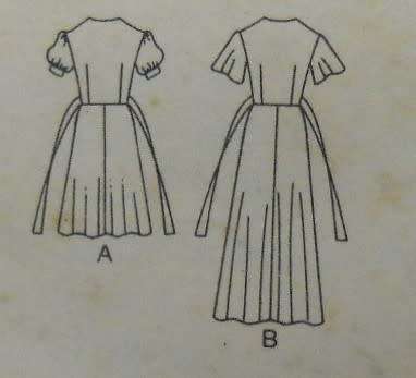 BUTTERICK 4100 TIE DRESS SIZE 12 BUST 87 CM COMPLETE-MOSTLY UNCUT