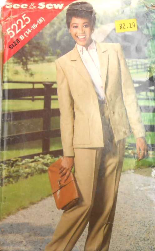 BUTTERICK 5225 JACKET & PANTS SIZE 14-16-18 SEE LISTING CUT TO 18