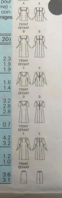 BUTTERICK 5260 MATERNITY DRESS-TOP-SKIRT SIZE 14-16-18-20-COMPLETE- CUT TO SIZE 18