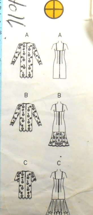 BUTTERICK 6697 DRESS & TUNIC SIZE 12-14-16  COMPLETE-CUT TO SIZE 16