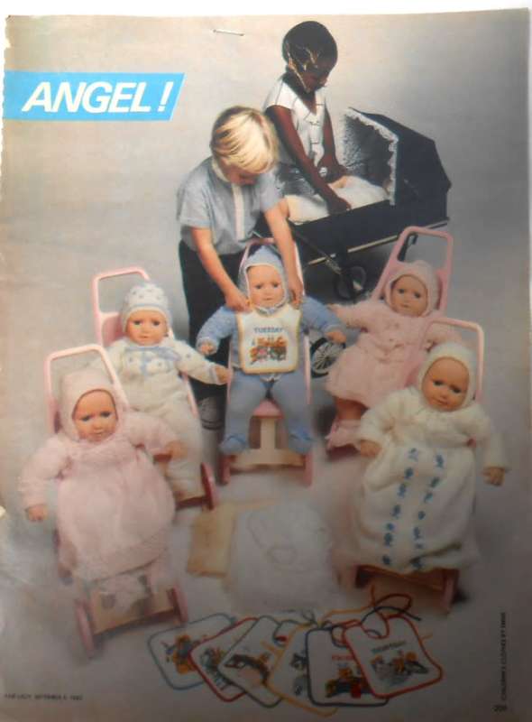 ANGEL!  BABY ANGEL LOVE DOLL TAKE FIVE (OUTFITS - SEE PICS) - FAIR LADY SEPTEMBER 8, 1982