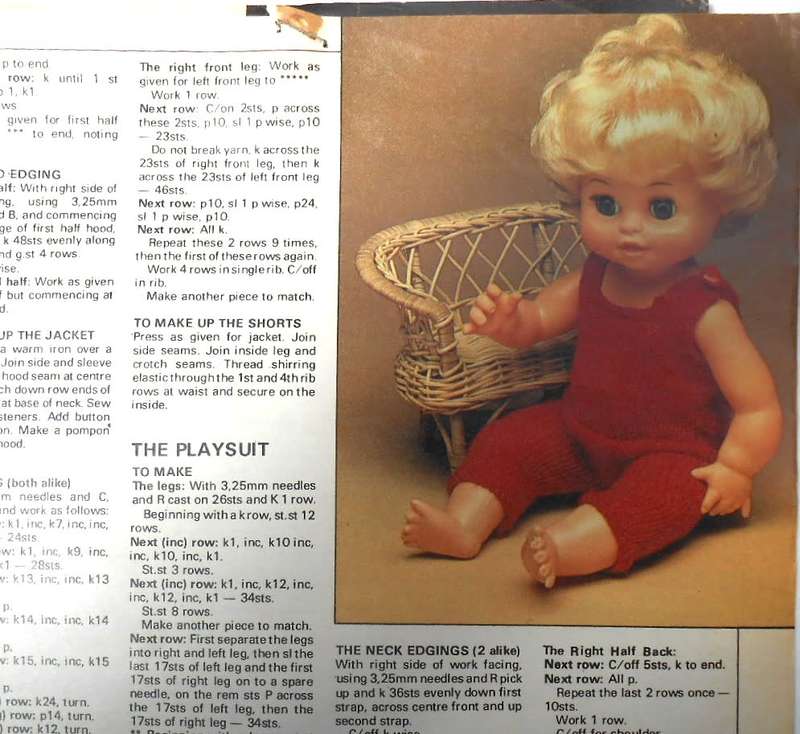 DOLLY`S DELIGHT FIVE OUTFITS FIRST LOVE DOLL-YOUR FAMILY DECEMBER 1982 - SEE PICS