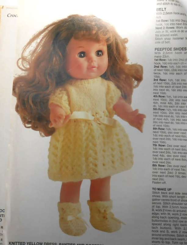 ALL DOLLED UP - 4 OUTFITS FOR KIDDY LOVE & BABY LOVE DOLLS -YOUR FAMILY OCTOBER 1994