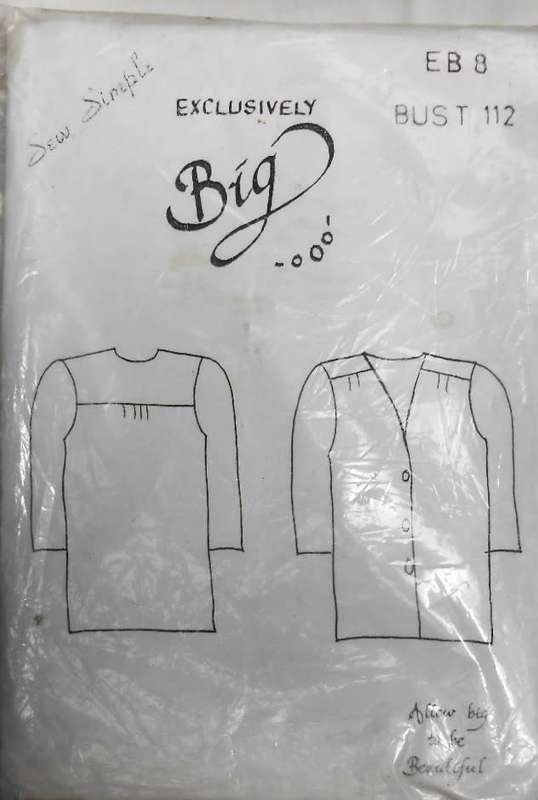 SEW SIMPLE VB 6 EXCLUSIVELY BIG  JACKET-BUST 112 CM