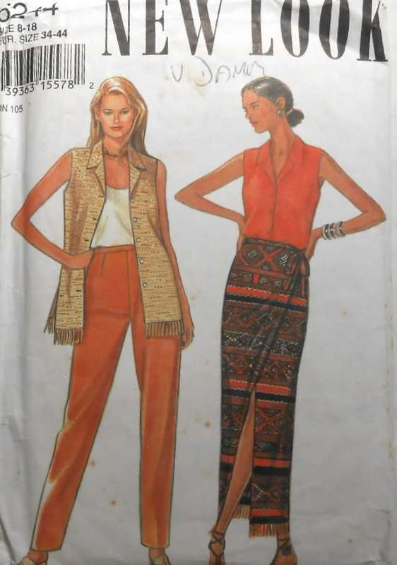 NEW LOOK PATTERNS 6244 CASUAL TOP-SKIRT-PANTS SIZE 8-18 SEE LISTING