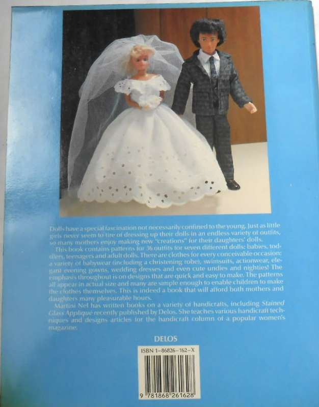 DOLLS CLOTHES-MARTINI NEL - PATTERNS FOR 36 EASY TO MAKE OUTFITS- 76 PAGE SOFT COVER BOOK