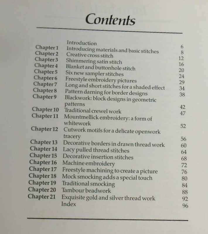 FIRST STEPS IN EMBROIDERY- 100 PAGE SOFT COVER