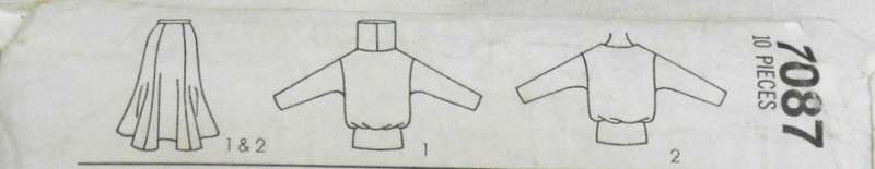 SIMPLICITY 7087 TWO PIECE DRESS SIZE 12-14-16 COMPLETE