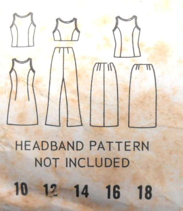 BUTTERICK 3586 PANTS-SKIRT-BLOUSE IN 4 LENGTHS SIZE 12 BUST 32 COMPLETE