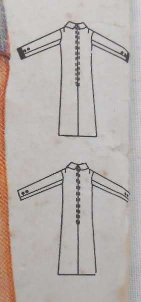 VINTAGE BUTTERICK 4518 ONE PIECE DRESS SIZE 14 BUST  34 COMPLETE