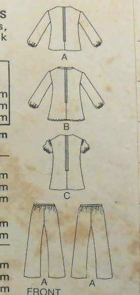 BUTTERICK 4582 TODDLERS DRESS-TOP & PANTS SIZE 3 YEARS BREAST 66 CM/22 COMPLETE-NO SEWING INST