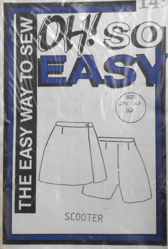 OH SO EASY 149 SCOOTER - SIZE 28-30-32 - COMPLETE-UNCUT-F/FOLDED-SEALED