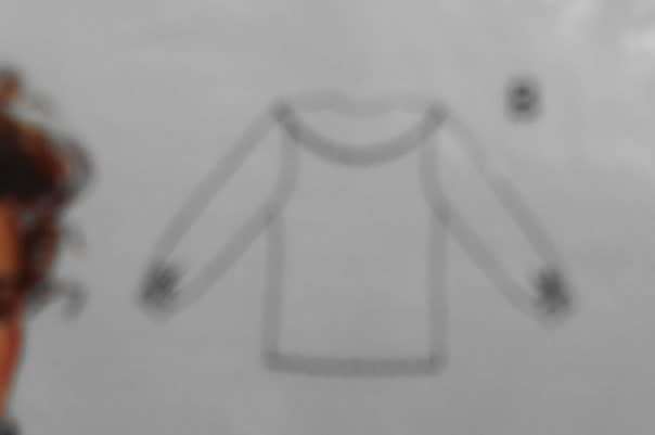 BURDA 5059 BLOUSE WITH WIDE COLLAR-SIZE 10-20-COMPLETE-UNCUT-F/FOLDED
