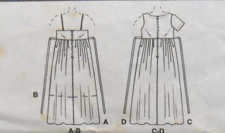 McCALLS 9236 MATERNITY DRESS & PINAFORE SIZE 16-18-20 COMPLETE-CUT TO 20