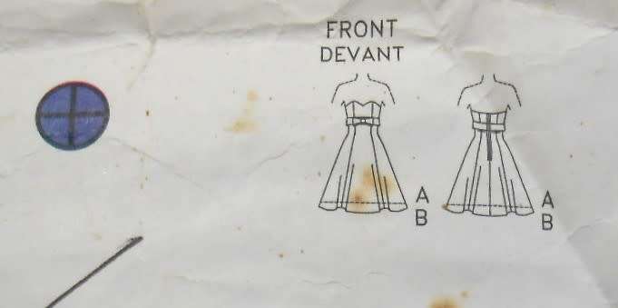 BUTTERICK 5790 STRAPLESS DRESS-FITTED BODICE-PETTICOAT SIZE 6-8-10 COMPLETE-CUT TO 10-ZIPLOC