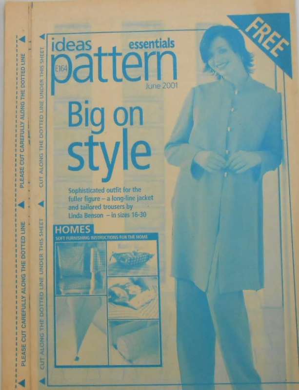 ESSENTIAL PATTERNS E 164 SOPHISTICATED OUTFIT FOR THE FULLER FIGURE SIZE 16-30