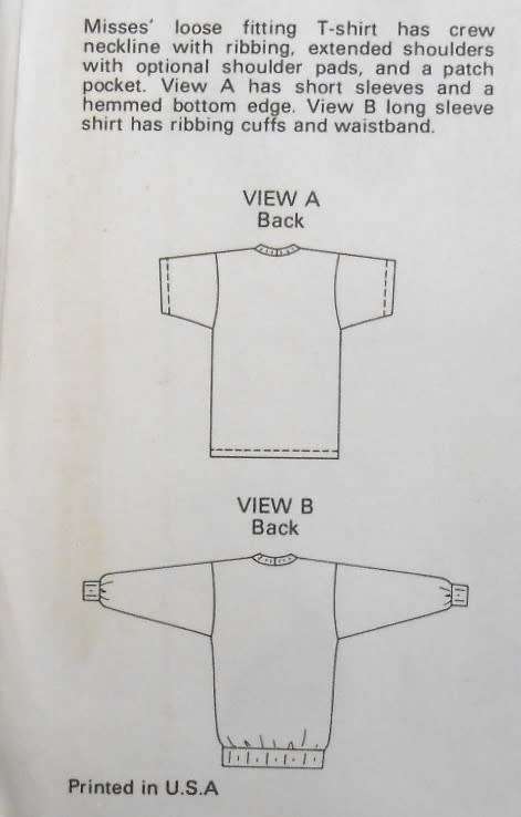 KWIK SEW PATTERN 0000 T-SHIRT-LONG SLEEVE SWEATSHIRT SIZE XS-S-M-L-XL COMPLETE-CUT TO L
