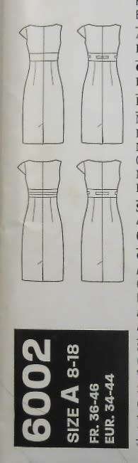NEW LOOK PATTERNS 6002 STUNNING HIGH WAIST DRESSES SIZE-8-18-COMPLETE-CUT TO 18