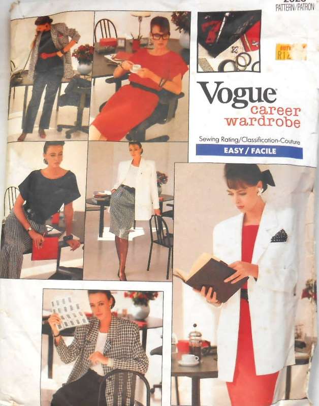 VOGUE 2023 JACKET-DRESS-TOP-SKIRT-PANTS SIZE 12-14-16 COMPLETE-NO SEWING INSTRUCTIONS