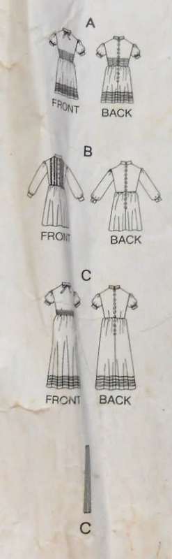 VOGUE 2453 GIRLS DRESS & CUMMERBUND SIZE 5 YEARS COMPLETE-ZIPLOC