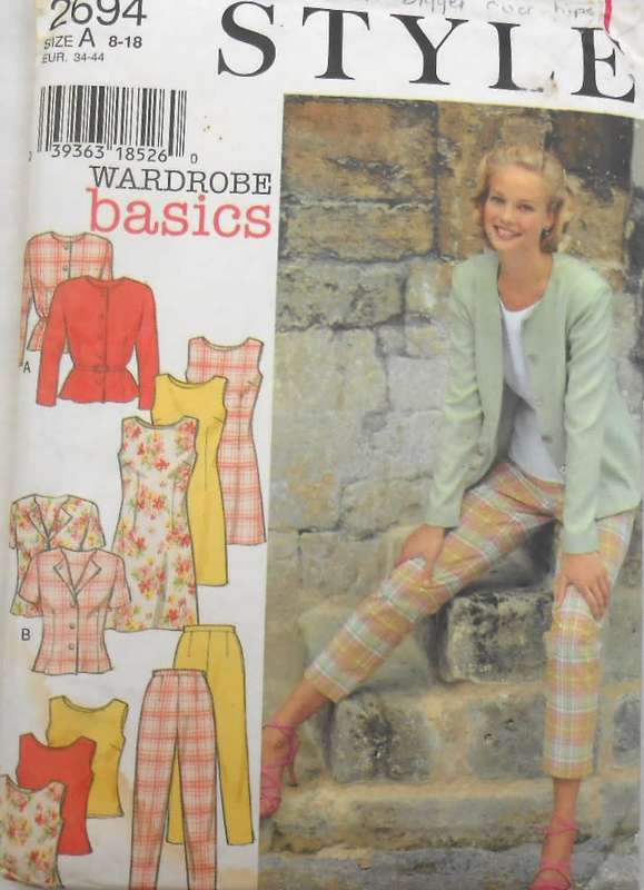 STYLE 2694 JACKET-DRESS-TOP-PANTS SIZE 8-18 COMPLETE-CUT TO 12