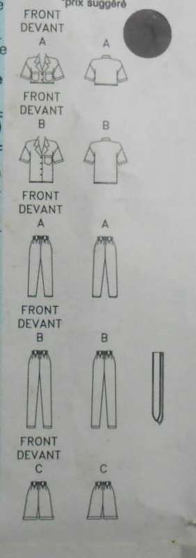 BUTTERICK 4109 SKIRT ONLY SIZE 6-8-10 NO PANTS OR SHORTS PATTERN