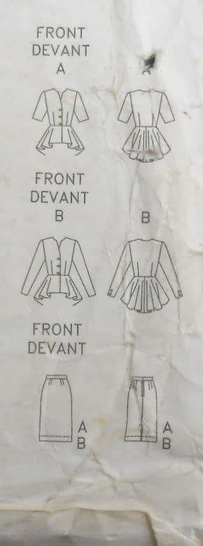 BUTTERICK 4553 TOP ONLY  SIZE 12-14-16 CUT TO 16 - NO SKIRT PATTERN SUPPLIED
