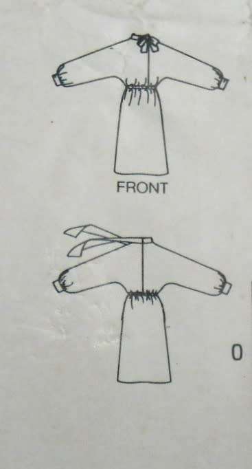 BUTTERICK 6131 LOOSE FITTING DRESS SIZE 12-14-16 COMPLETE-CUT TO 16