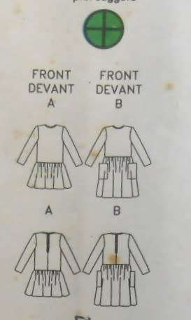 BUTTERICK 6928 GIRLS DRESS SIZE 7-8-10 YEARS COMPLETE-UNCUT-F/FOLDED