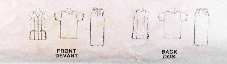 McCALLS 6871 UNLINED WAISTCOAT-TOP-SKIRT SIZE 8-10-12-14 COMPLETE-UNCUT-F/FOLDED