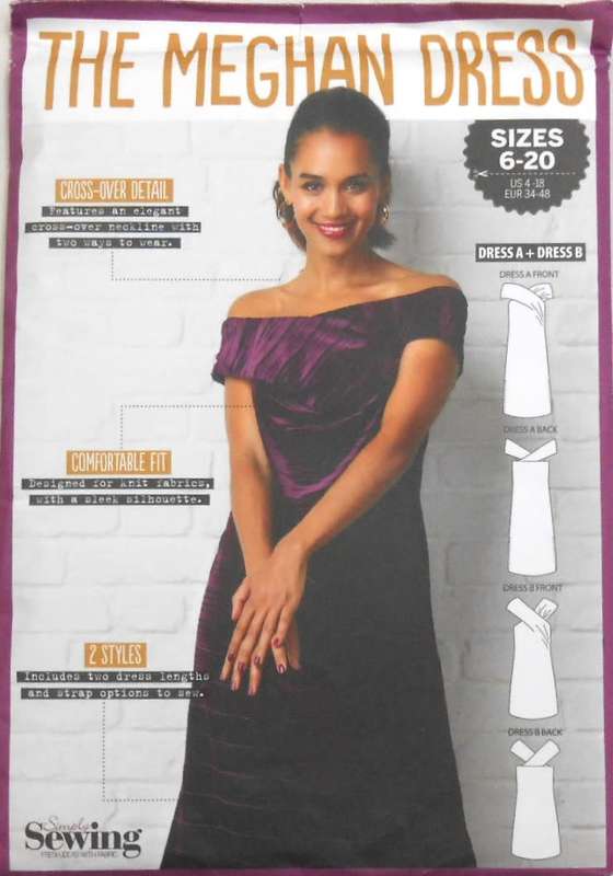 SIMPLY SEWING - THE  MEGHAN DRESS - SIZES 6-20-COMPLETE-UNCUT-F/FOLDED-SEALED