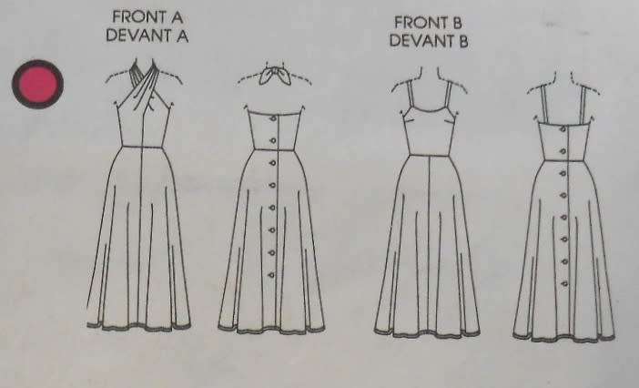 VOGUE 9862 SUMMER DRESS WITH NECKLINE OR SHOULDER STRAPS SIZE 12-14-16 SEE LISTING