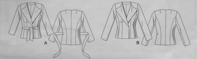 McCALLS M6329 LINED JACKETS SIZE 8-10-12-14-16 COMPLETE-UNCUT-F/FOLDED