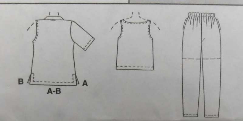 McCALLS 3249 TOP-PULL ON SHORTS-PANTS SIZE 10-14 NO SHIRT PATTERN SUPPLIED