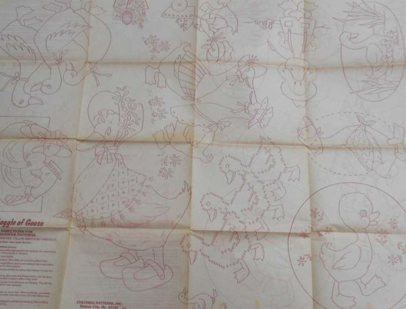 GAGGLE OF GEESE - HOT IRON ON TRANSFERS - SEE PHOTOS